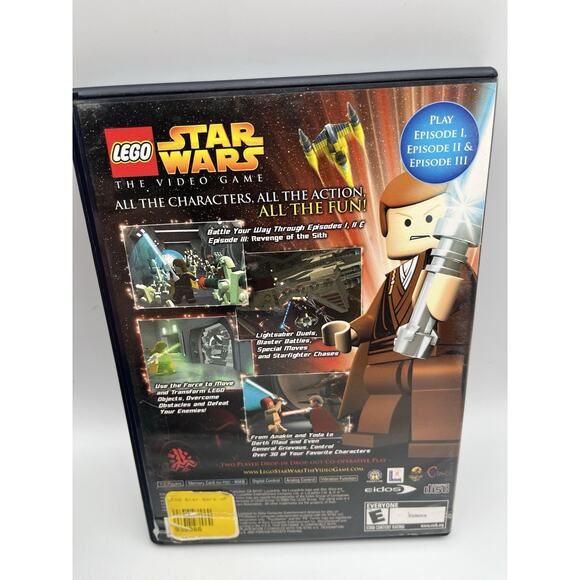 Lego Star Wars The Video Game (Sony PlayStation 2, 2005) Complete CIB PS2 Tested - Picture 2 of 9